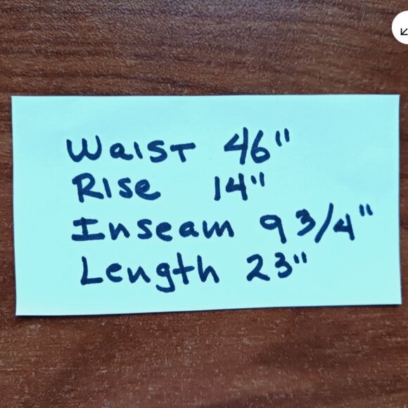 Oak Hill Mens Shorts Size 46 Flat Front Stretch Twill Chino Blue Cotton Blend - Picture 6 of 10